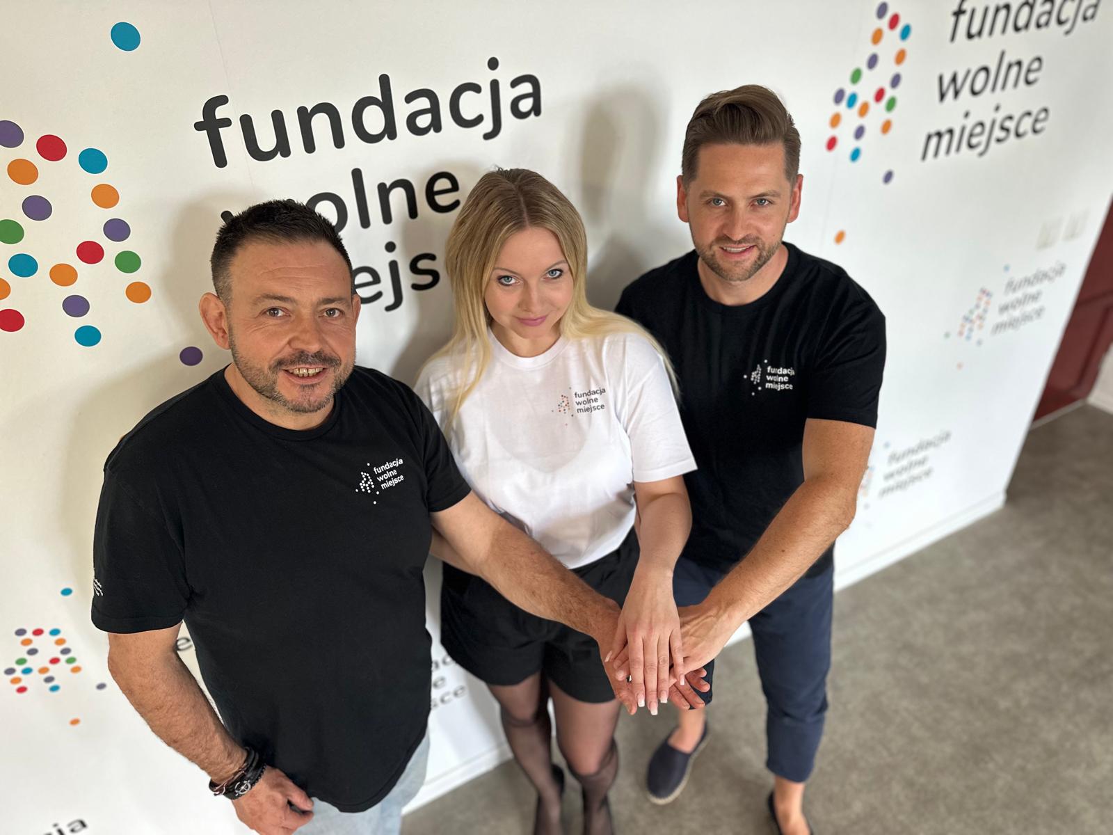 Organizatorzy festiwalu: Marta, Mateusz i Mikołaj